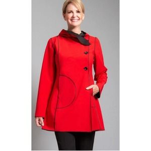 Cameleon Bree windproof waterproof jacket, red. Large